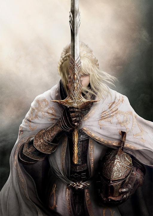 画像ギャラリー No.001のサムネイル画像 / 「ELDEN RING」DLCの登場キャラクターらしきイラストを公開。「Will you walk with us?」と語り掛ける騎士の正体は