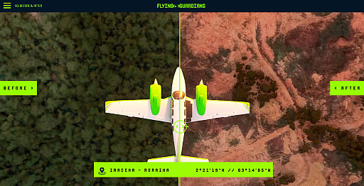 画像ギャラリー No.002のサムネイル画像 / 環境保護団体もゲームショウに。「Microsoft Flight Simulator」をベースに開発したMOD「Flying Guardians」で，Greenpeaceとともに熱帯雨林アマゾンを守る