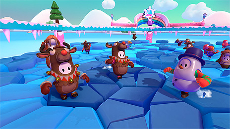 画像ギャラリー No.009のサムネイル画像 / 「Fall Guys」のシーズン3「Winter knockout」が開幕。新システム“クラウンランク”や新衣装，新ステージなどが実装