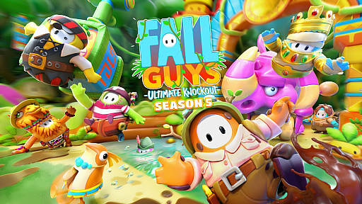 画像ギャラリー No.001のサムネイル画像 / 「Fall Guys」のシーズン5情報が公開。今回のテーマは“ジャングルアドベンチャー”,6つのラウンドと,5つの障害物が新たに登場