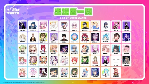 画像ギャラリー No.006のサムネイル画像 / 「Fall Guys」を使ったeスポーツ大会“VTuberアニメ出演権 大争奪大会”を開催