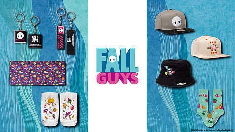 画像ギャラリー No.002のサムネイル画像 / 「Fall Guys」，キーホルダーや帽子，マウスパッドなど新グッズ8種登場。2023年4月中旬から順次販売を開始