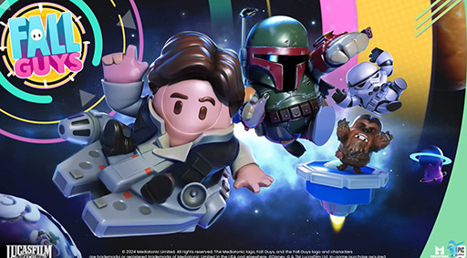 画像ギャラリー No.001のサムネイル画像 / 「Fall Guys」,「スター・ウォーズ」のコスチュームとビジュアルアイテムを追加。チューバッカやハン・ソロなどの衣装が登場