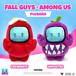 画像ギャラリー No.002のサムネイル画像 / 「Fall Guys」，初音ミクと「Among Us」スキンのぬいぐるみがyoutoozオンラインショップに登場