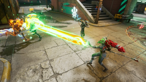 画像ギャラリー No.008のサムネイル画像 / サイバーパンクな戦士がチームバトルを繰り広げる「Bleeding Edge」。Ninja Theoryの主要スタッフに“こだわり”を聞いた