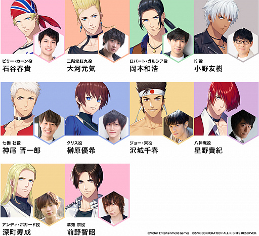 画像ギャラリー No.002のサムネイル画像 / 「THE KING OF FIGHTERS for GIRLS」,七枷社とクリスが攻略対象に。1周年記念情報も公開