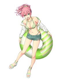 画像ギャラリー No.003のサムネイル画像 / 「英雄伝説 暁の軌跡」,水着・ユウナら3キャラをピックアップしたガチャが登場