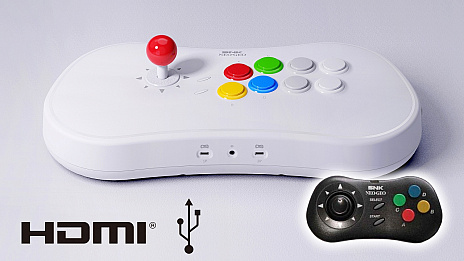 画像ギャラリー No.003のサムネイル画像 / NEOGEO miniやPCで使える「NEOGEO Arcade Stick Pro」の発売が決定。NEOGEOの格闘ゲームを収録しTVなどに接続してのプレイも可能