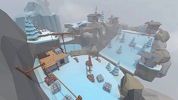 画像ギャラリー No.002のサムネイル画像 / スマホ版「ヒューマン フォール フラット」，雪と氷に覆われた新マップ「アイス」が登場