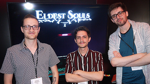 画像ギャラリー No.005のサムネイル画像 / ［E3 2019］古代の神々と対峙する「Eldest Souls」は2Dピクセルアクションながら「DARK SOULS」を彷彿させる