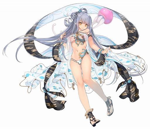 画像ギャラリー No.003のサムネイル画像 / 「うたわれるもの ロストフラグ」，季節限定キャラ “ルルティエ[海鳥の調べ]”が登場。声優サイン色紙が当たるTwitterキャンペーンも