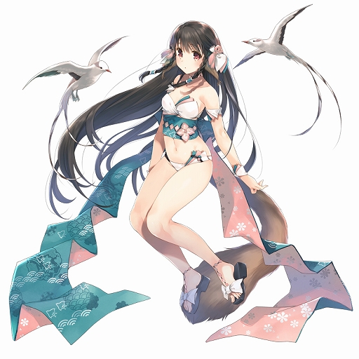 画像ギャラリー No.006のサムネイル画像 / 「うたわれるもの ロストフラグ」，季節限定キャラ “ルルティエ[海鳥の調べ]”が登場。声優サイン色紙が当たるTwitterキャンペーンも