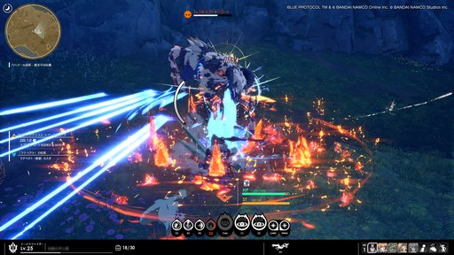 画像ギャラリー No.071のサムネイル画像 / 「BLUE PROTOCOL」クローズドβテストのプレイレポートを掲載。CATから9か月を経て確実に進化しているが,不便さも浮き彫りに