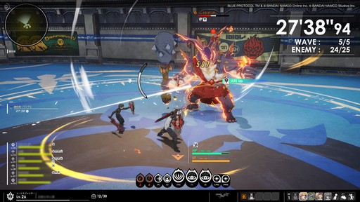 画像ギャラリー No.079のサムネイル画像 / 「BLUE PROTOCOL」クローズドβテストのプレイレポートを掲載。CATから9か月を経て確実に進化しているが,不便さも浮き彫りに