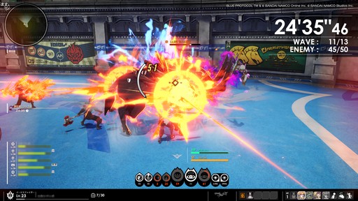画像ギャラリー No.080のサムネイル画像 / 「BLUE PROTOCOL」クローズドβテストのプレイレポートを掲載。CATから9か月を経て確実に進化しているが,不便さも浮き彫りに