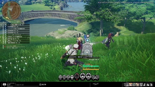 画像ギャラリー No.099のサムネイル画像 / 「BLUE PROTOCOL」クローズドβテストのプレイレポートを掲載。CATから9か月を経て確実に進化しているが,不便さも浮き彫りに