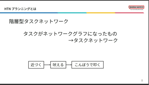 画像ギャラリー No.004のサムネイル画像 / ［CEDEC2023］「BLUE PROTOCOLのAI実装 〜企画意図をふるまいに反映させるために行ったこと〜」聴講レポート。エネミーの行動を決めるAI，その舞台裏が明かされた