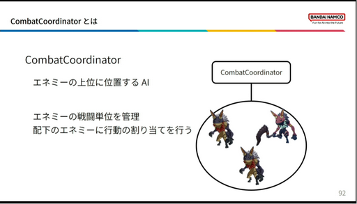画像ギャラリー No.032のサムネイル画像 / ［CEDEC2023］「BLUE PROTOCOLのAI実装 〜企画意図をふるまいに反映させるために行ったこと〜」聴講レポート。エネミーの行動を決めるAI，その舞台裏が明かされた