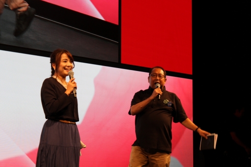 画像ギャラリー No.002のサムネイル画像 / ［TGS 2019］「A列車で行こう Exp.＋」スペシャルステージイベントをレポート。女子鉄アナ久野知美さんの“妄想鉄道”が沖縄の地を走る