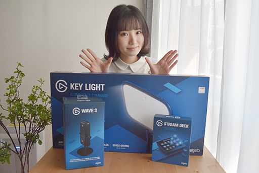 画像ギャラリー No.007のサムネイル画像 / 【PR】「Elgato Gaming」のLEDライトやキーパッドでひとつ上をいく配信を,ゲーマータレントの立花はるさんが実現してみた