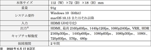 画像ギャラリー No.003のサムネイル画像 / Elgato製ゲーマー向けキャプチャユニット「HD60 X」が発売。4K HDR映像やVRR映像のパススルー出力に対応