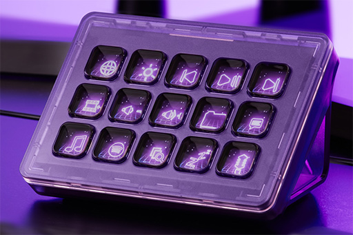 画像ギャラリー No.002のサムネイル画像 / 配信者に人気のキーパッド「Elgato Stream Deck MK.2」にトランスルーセントな新色「アトミックパープル」登場