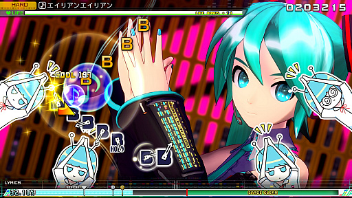 画像ギャラリー No.001のサムネイル画像 / 「初音ミク Project DIVA MEGA39's」，店頭体験会を2020年1月11日より全国6都市7店舗で開催。新ゲームモード「ミックスモード」も体験可能
