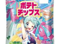 初音ミクとCalbeeのコラボポテトチップス スポーツverがアミューズメント施設限定で4月下旬に登場予定