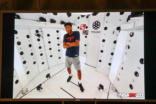 画像ギャラリー No.003のサムネイル画像 / 「NBA 2K20」の日本オフィシャルアンバサダー発表会をレポート。八村 塁選手が「僕そのもの」と称賛した3Dモデルの映像もお披露目に