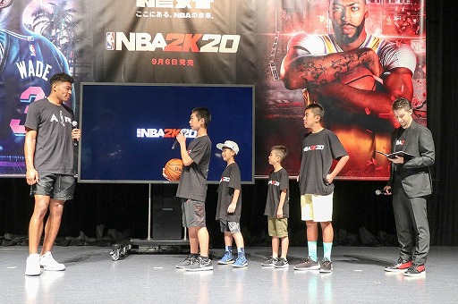 画像ギャラリー No.010のサムネイル画像 / 「NBA 2K20」の日本オフィシャルアンバサダー発表会をレポート。八村 塁選手が「僕そのもの」と称賛した3Dモデルの映像もお披露目に
