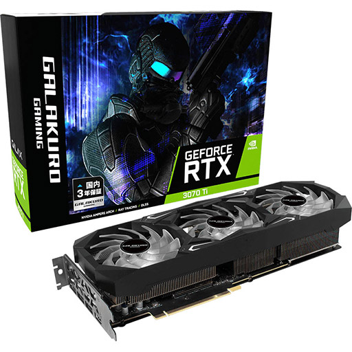 画像ギャラリー No.002のサムネイル画像 / 玄人志向とGALAKURO GAMINGからRTX 3070 Ti搭載カードが登場