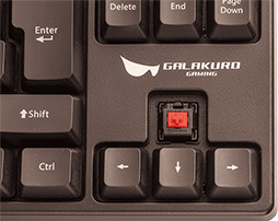 画像ギャラリー No.003のサムネイル画像 / GALAKURO GAMING,Cherry MX赤軸採用の10キーレス日本語キーボードを発売