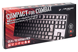 画像ギャラリー No.005のサムネイル画像 / 【PR】GALAKURO GAMING初のキーボード「GG-K/92-01WIRED-RED」は，ゲーマーが安心して使える赤軸10キーレスの新たな選択肢だ