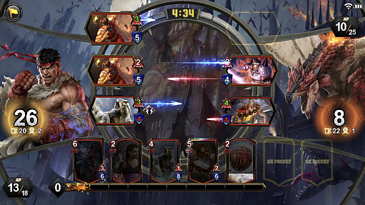 画像ギャラリー No.002のサムネイル画像 / ガンホー×カプコンの対戦型デジタルカードゲーム「TEPPEN」プレイレポート。初心者向けの低予算デッキも紹介