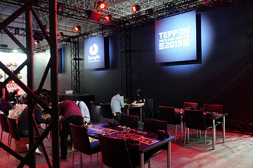 画像ギャラリー No.002のサムネイル画像 / ［TGS 2019］ガンホーブースで「TEPPEN」の組手に挑戦してきた。参加賞と特製Tシャツをゲットしよう