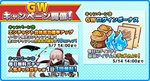 画像ギャラリー No.001のサムネイル画像 / 「ワンモア・フリーライフ・オンライン・モバイル」,GWキャンペーンがスタート