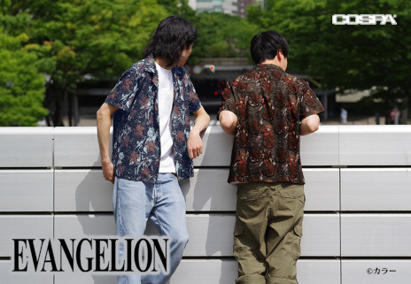画像ギャラリー No.002のサムネイル画像 / 「EVANGELION」デザインのアロハシャツ，予約受付がスタート。綾波＆零号機とアスカ＆2号機の2モデル