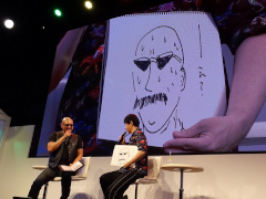 ［TGS 2019］猫型マッチョ，爆誕。杉田智和さんとマフィア梶田さんによるフリートークが火を噴いた「ラクガキステージ Extra」をレポート
