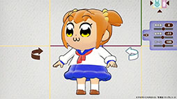 画像ギャラリー No.002のサムネイル画像 / 「ラクキン」の正式サービス開始と同時に「ポプテピピック」コラボを開催。ポプ子とピピ美のラクガキモデルを全員にプレゼント