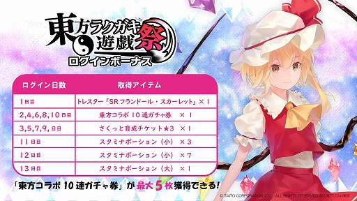 画像ギャラリー No.005のサムネイル画像 / 「ラクガキキングダム」が「東方Project」とのコラボイベント“東方ラクガキ遊戯祭”を実施