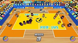 画像ギャラリー No.002のサムネイル画像 / Switch「机でドッジボール」が本日配信開始。王様ドッジや壁ありドッジなど，さまざまなルールで最大4人対戦が可能