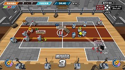 画像ギャラリー No.006のサムネイル画像 / Switch「机でドッジボール」が本日配信開始。王様ドッジや壁ありドッジなど，さまざまなルールで最大4人対戦が可能