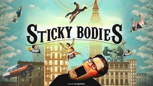 画像ギャラリー No.001のサムネイル画像 / シュールな落下アクションゲーム,スマホ向けアプリ「Sticky Bodies」が本日配信開始