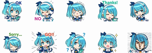 画像ギャラリー No.002のサムネイル画像 / 「ロックマンX DiVE」の公式LINEスタンプが登場。エックスやオリジナルキャラのリコ,ヴィラら全40種類を収録