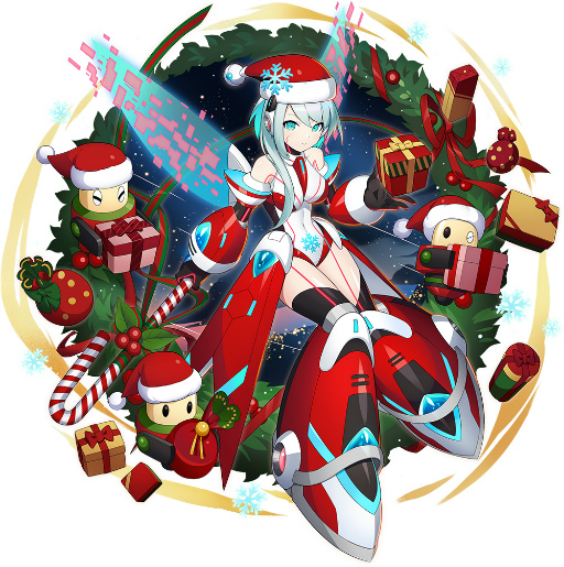 画像ギャラリー No.013のサムネイル画像 / 「ロックマンX DiVE」，クリスマス仕様の“聖夜装甲のアイコ”が登場