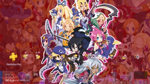 画像ギャラリー No.001のサムネイル画像 / 「魔界戦記ディスガイア4 Return」の発売を記念して,PS4用テーマの配信が開始