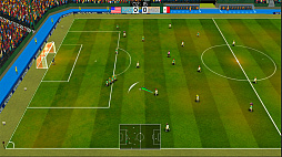 画像ギャラリー No.004のサムネイル画像 / Switch用DL専用ソフト「SUPER ARCADE SOCCER」が本日配信。シンプル操作で楽しめるサッカーゲーム