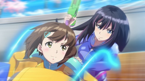 画像ギャラリー No.003のサムネイル画像 / PS4「神田川 JET GIRLS」，主人公ペアが歌うオープニングアニメが公開。主題歌「境界線ガールズ」の作編曲はヒゲドライバー氏が担当