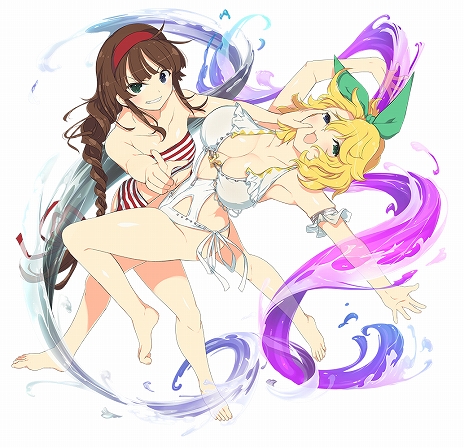 画像ギャラリー No.009のサムネイル画像 / 「神田川 JET GIRLS」,特典DLCキャラクター「雪泉&飛鳥」のプレイ動画&「閃乱カグラ」コラボDLCキャラクター10名のサンプルボイスも公開
