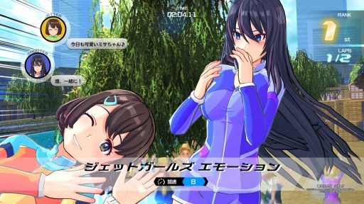 画像ギャラリー No.030のサムネイル画像 / 「神田川 JET GIRLS」を先行プレイ。本格的な水上ジェットレースと,健康的な魅力あふれる美少女たちの物語が楽しめる新作アクションレース